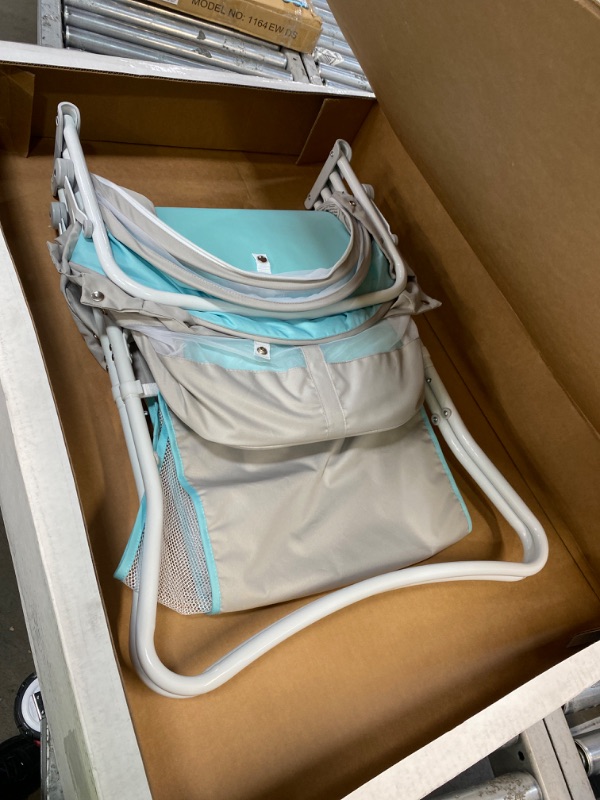 Photo 1 of Dream On Me Karley Bassinet in Blue/Grey