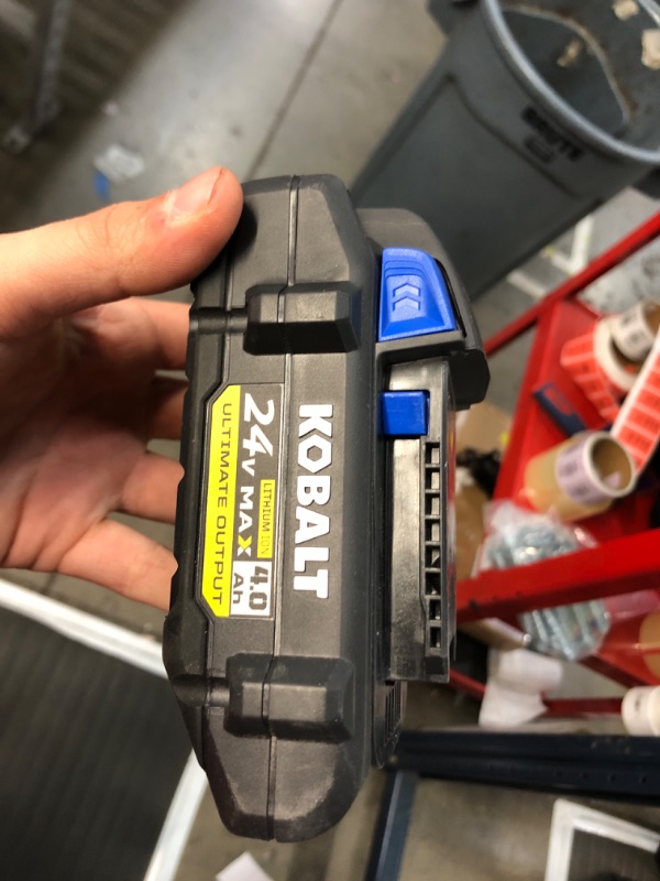 Photo 1 of Kobalt 24-Volt Max 6-Amp-Hours Lithium Power Tool Battery