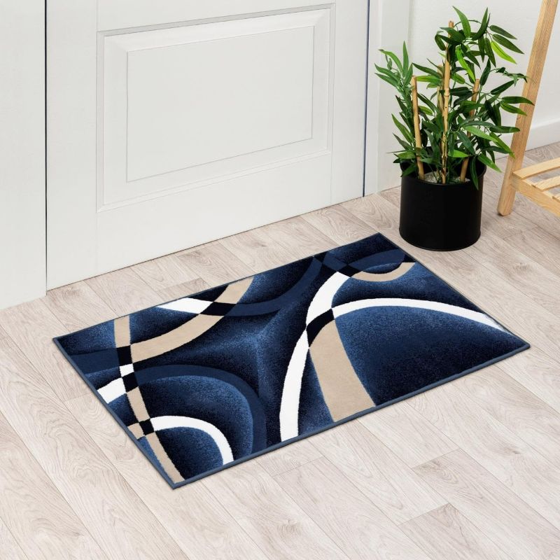 Photo 1 of 2 X 3 NAVY AREA RUG 