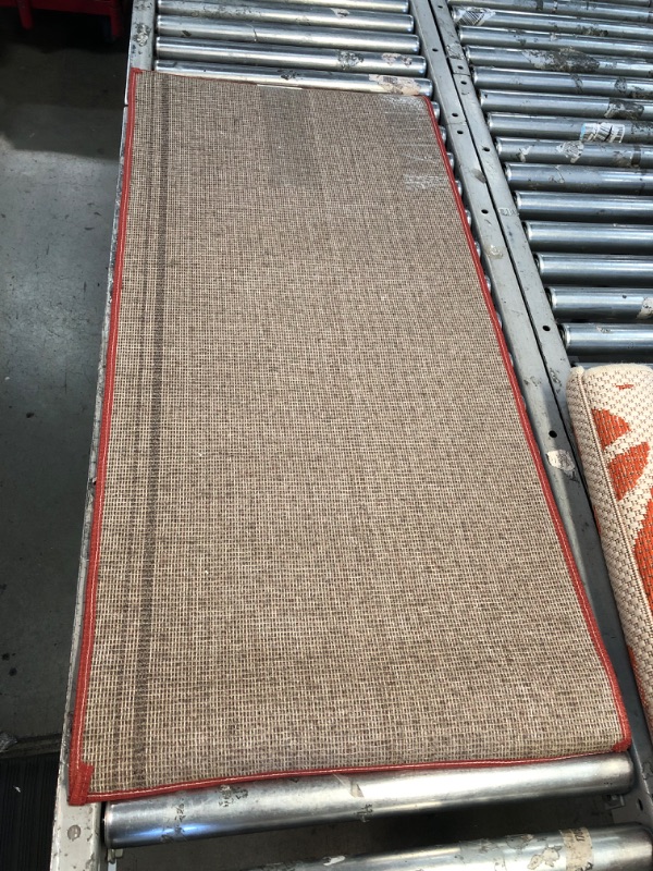 Photo 1 of 46Inch long & 22Inch wide 
Red runner carpet