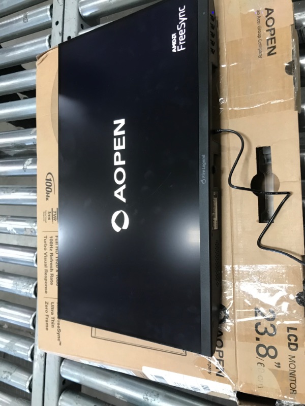 Photo 3 of AOPEN 24SA2Y Hbi 23.8" Full HD (1920 x 1080) Zero-Frame Gaming Office Monitor | AMD FreeSync Technology | Ultra-Thin Stylish Design | 100Hz | 1ms-TVR | Low Blue Light | Tilt | HDMI & VGA Ports,Black 23.8-inch