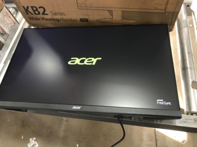 Photo 2 of Acer KB272 Hbi 27" Full HD (1920 x 1080) Zero-Frame Gaming Office Monitor | AMD FreeSync Technology | 100Hz | 1ms (VRB) | Low Blue Light | Tilt | HDMI & VGA Ports,Black
