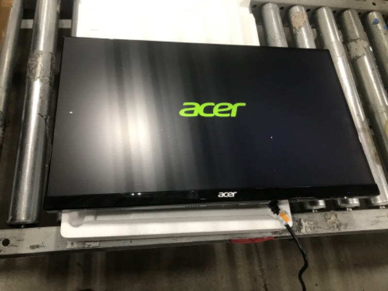 Photo 3 of Acer 23.8” Full HD 1920 x 1080 IPS Zero Frame Home Office Computer Monitor - 178° Wide View Angle - 16.7M - NTSC 72% Color Gamut - Low Blue Light - Tilt Compatible - VGA HDMI DVI R240HY bidx
