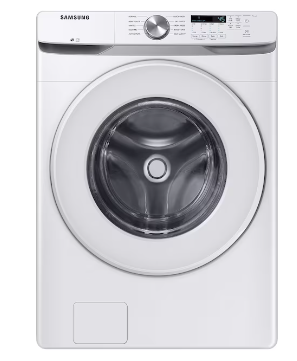 Photo 1 of Samsung 4.5-cu ft High Efficiency Stackable Front-Load Washer (White) ENERGY STAR
