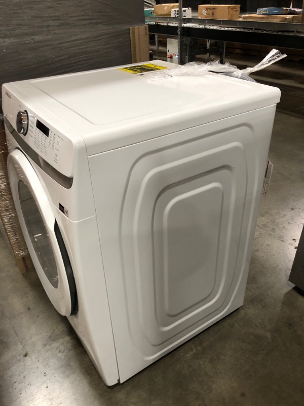 Photo 3 of Samsung 4.5-cu ft High Efficiency Stackable Front-Load Washer (White) ENERGY STAR
