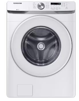Photo 1 of Samsung 4.5-cu ft High Efficiency Stackable Front-Load Washer (White) ENERGY STAR

