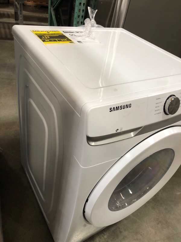 Photo 7 of Samsung 4.5-cu ft High Efficiency Stackable Front-Load Washer (White) ENERGY STAR
