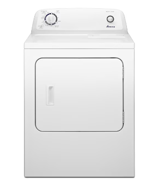 Photo 1 of Amana 6.5-cu ft Electric Dryer (White)
