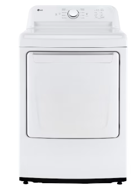 Photo 1 of LG 7.3-cu ft Electric Dryer (White) ENERGY STAR
