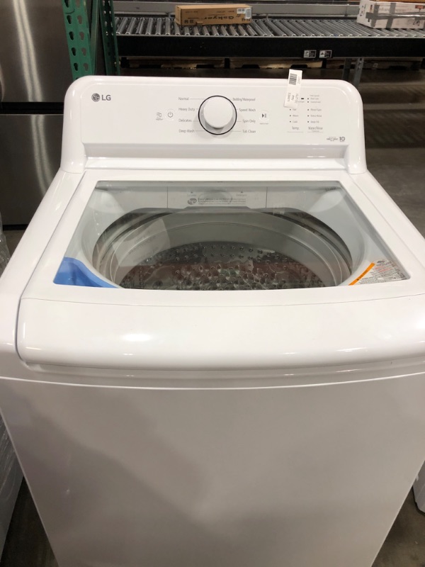 Photo 5 of 4.1 cu. ft. Top Load Washer in White with 4-way Agitator
