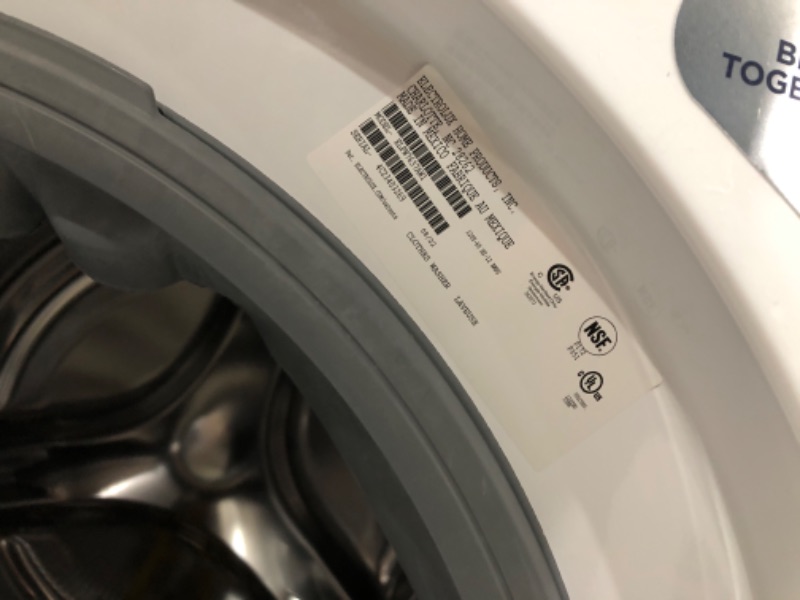 Photo 7 of Electrolux SmartBoost 4.5-cu ft High Efficiency Stackable Steam Cycle Front-Load Washer (White) ENERGY STAR
