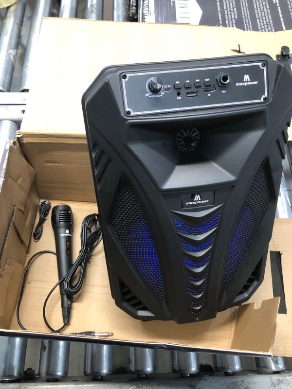 Photo 1 of * used * functional *
Max Power Ultra 8" Bluetooth Speaker with Microphone
