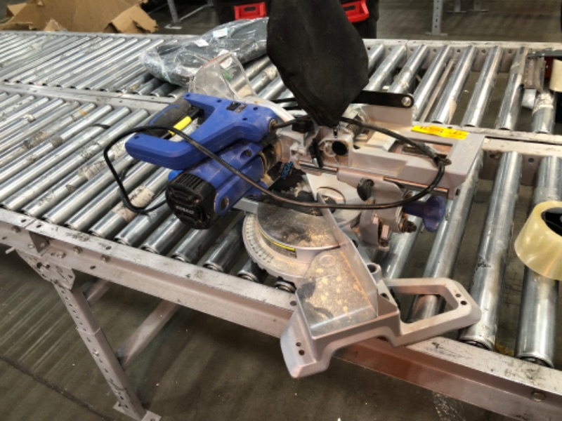 Photo 4 of **NOT FUNCTIONAL**Kobalt 7-1/4-in 10-Amp Single Bevel Sliding Compound Corded Miter Saw with Laser Guide
