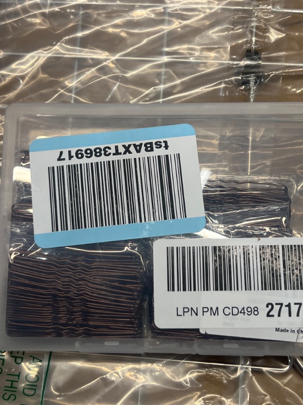 Photo 1 of 330 Count U Shaped Hair Pins Brown, YINGFENG 2.4inch Brown Bun Pins Bun Hair Pins for Women Girls with Storage Box, Hair Accessories for All Hair Types Brown(2.4Inch)