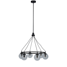 Photo 1 of ***Missing parts***Origin 21 Greenwich 6-Light Matte Black Modern/Contemporary LED Dry Rated Chandelier
