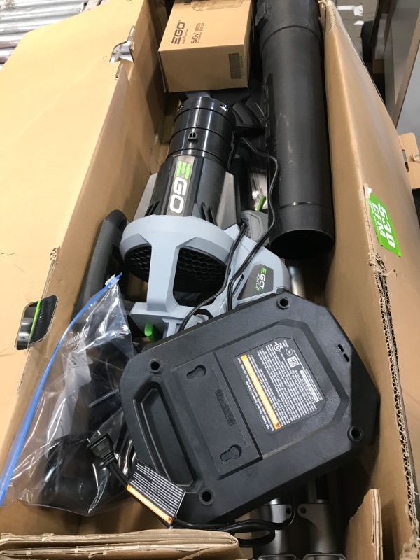 Photo 2 of ***Parts Only***EGO Power+ ST1502LB 15-Inch Cordless String Trimmer & 530CFM Blower Combo Kit with 2.5Ah Battery and Charger Included, Black