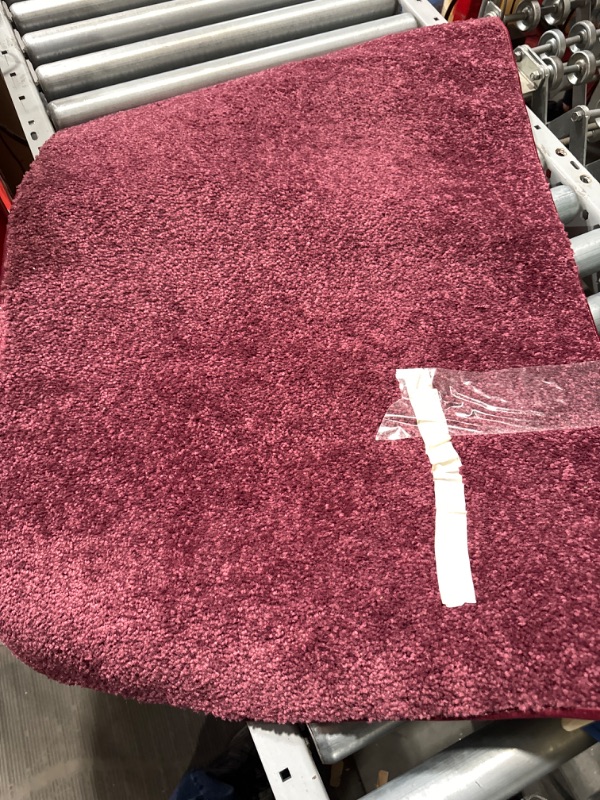 Photo 1 of ***DAMAGED READ NOTES***Ambiant Pet Friendly Solid Color Area Rugs Cranberry - 2' x 3' 2 ft x 3 ft Cranberry