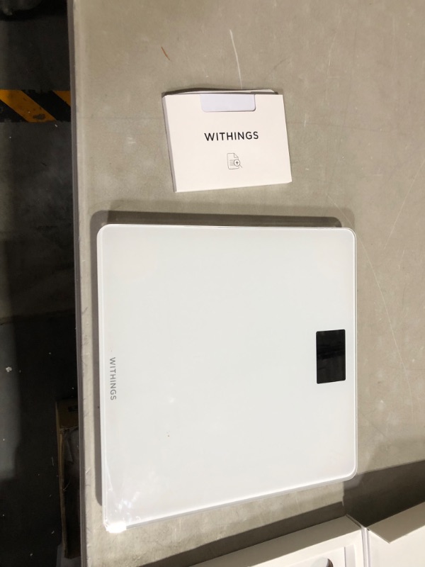 Photo 2 of ***NOT FUNCTIONAL - FOR PARTS ONLY - NONREFUNDABLE - SEE COMMENTS***
Withings Body - Digital Wi-Fi Smart Scale with Automatic Smartphone App Sync, BMI, Multi-User Friendly