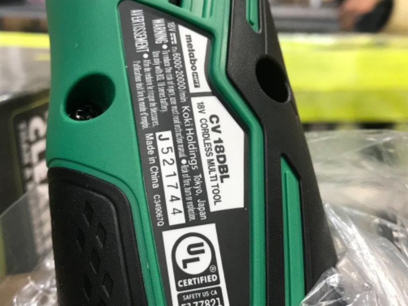 Photo 2 of **INCOMPLETE**Bundle of Metabo HPT 18V MultiVolt 4-Piece Sub Compact Cordless Combo Kit + Metabo HPT 18V MultiVolt Jig Saw | 2500 SPM | Variable Speed Trigger | Tool Only | CJ18DAQ4 w/ 18V Jig Saw (Tool Only)