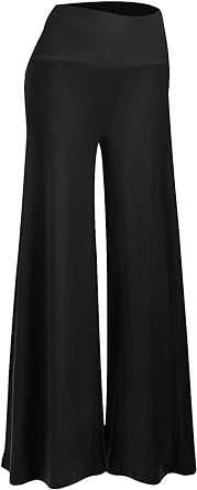 Photo 1 of Arolina Women's Stretchy Wide Leg Palazzo Lounge Pants Casual Comfy High Waist Palazzo Pants size medium 