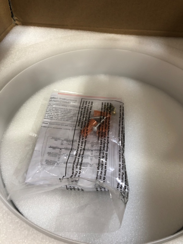 Photo 1 of Seeded Glass Flush Mount Ceiling Light, HWH Farmhouse Light Fixtures Ceiling Mount 12 Inch, Industrial Ceiling Light Fixture for Kitchen Hallway, Oil-Rubbed Bronze Finish, 5HJF73F ORB Round - ORB+Seeded Glass