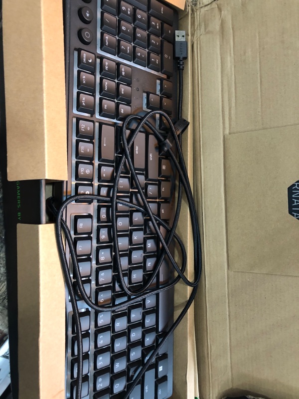 Photo 2 of Razer Ornata V3 Gaming Keyboard: Low-Profile Keys - Mecha-Membrane Switches - UV-Coated Keycaps - Backlit Media Keys - 10-Zone RGB Lighting - Spill-Resistant - Magnetic Wrist Wrest - Classic Black