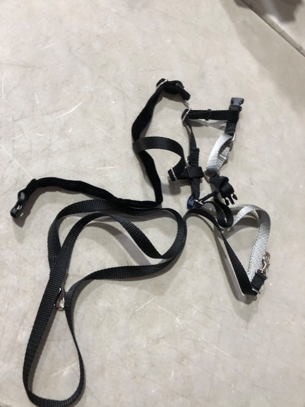 Photo 1 of 2 Hounds Design Freedom No Pull Dog Harness | Comfortable Control for Easy Walking | Adjustable Dog Harness | Small, Medium & Large Dogs | Made in USA | Solid Colors | 5/8" MD Black 5/8" MD (Chest 24" - 28") Black