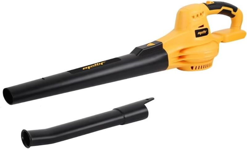 Photo 1 of Cordless Leaf Blower, Mellif Jobsite Air Blower for DeWALT 20V Max Battery (NOT Included) Handheld 100CFM 110MPH for Lawn