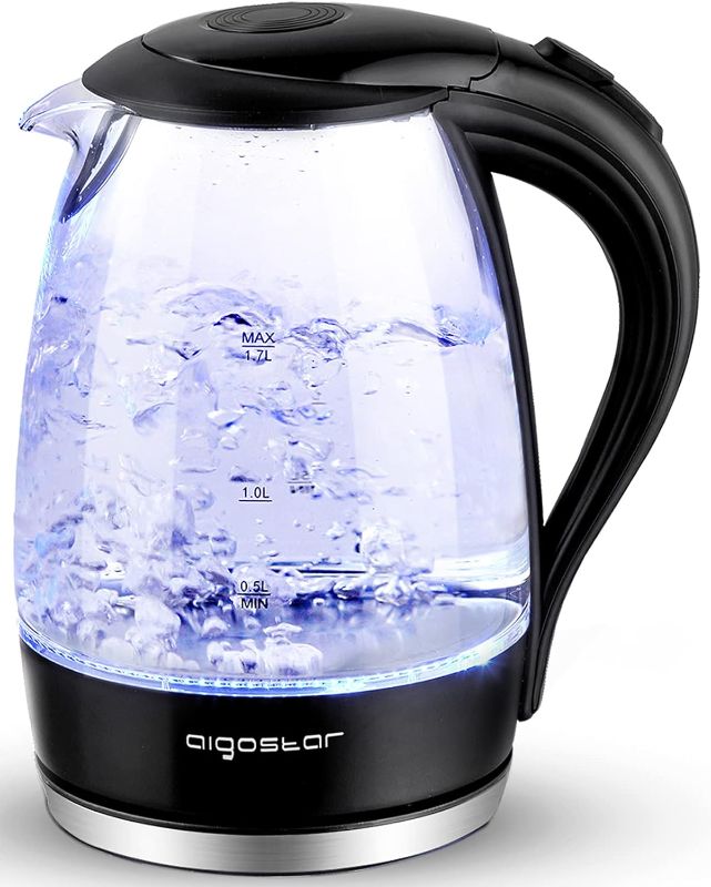 Photo 1 of (NON-REFUNDABLE) Aigostar Electric Kettle, 1.7 Liter Electric Tea Kettle with LED Illuminated | **READ FULL POST** 