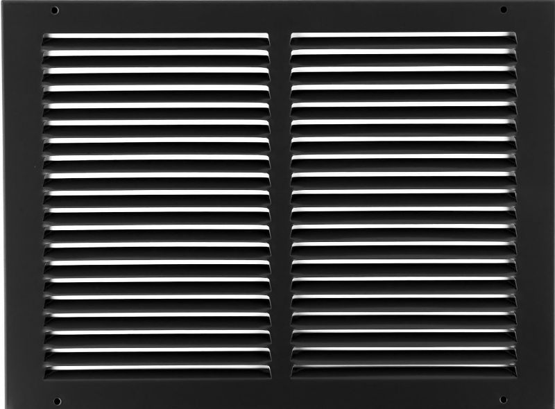 Photo 1 of 
HVAC Premium 14'' x 10'' Return Air Grille - Sidewall and Ceiling - HVAC Vent Duct Cover Diffuser - Black [Outer Dimensions: 15.75w X 11.75''h]