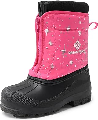 Photo 1 of DREAM PAIRS Boys Girls Waterproof Winter Snow Boots SIZE 4