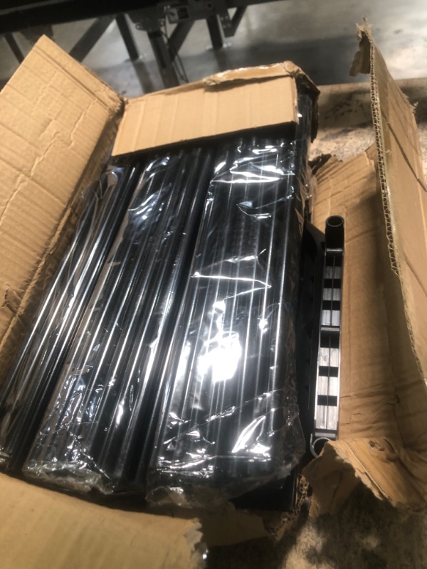 Photo 1 of UNITSTAGE 8 Tiers Black Tall Shoe Rack Organizer Metal Shoe Rack Shelf for Entryway Garage 32-36 Pairs Stackable shoe rack for Closet Shoe Storage with Side Hooks Black 8-tier