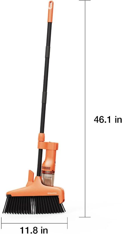 Photo 3 of (NON-REFUNDABLE) Handheld Vacuum Broom, Detachable Vacuum Cleaner, Cordless Sweeper, 2 in 1 Electric Broom for Multi-Surface Cleaning, House Cleaning Duster, Crevice Nozzle, USB Charged