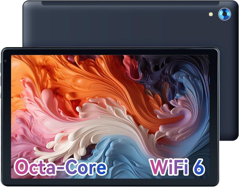 Photo 1 of Lville Android 13 Tablet, Octa-Core Android Tablet, 8 (4+4) RAM 128GB ROM (1TB TF) Tablet Android, 10 inch Tablet with WiFi 6, Bluetooth5.0, Dual Camera, Fast Charging (Black)
