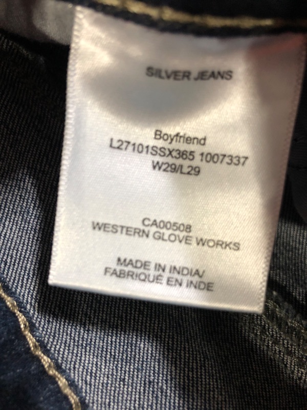 Photo 3 of (please see all images) Silver Jeans Co. Women’s Boyfriend Mid Rise Slim Leg Jeans