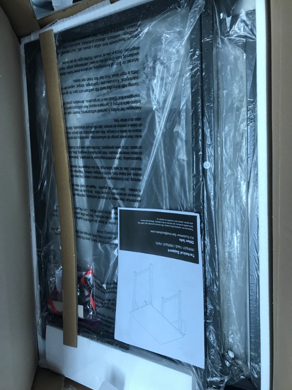 Photo 1 of Small Computer Desk 32 Inch Office Gaming Study Writing Work Kids Student Table Modern Simple Style Wood PC Workstation with Storage Bag Headphone Hook Metal Frame for Bedroom, Home, Black 32 Inch Black