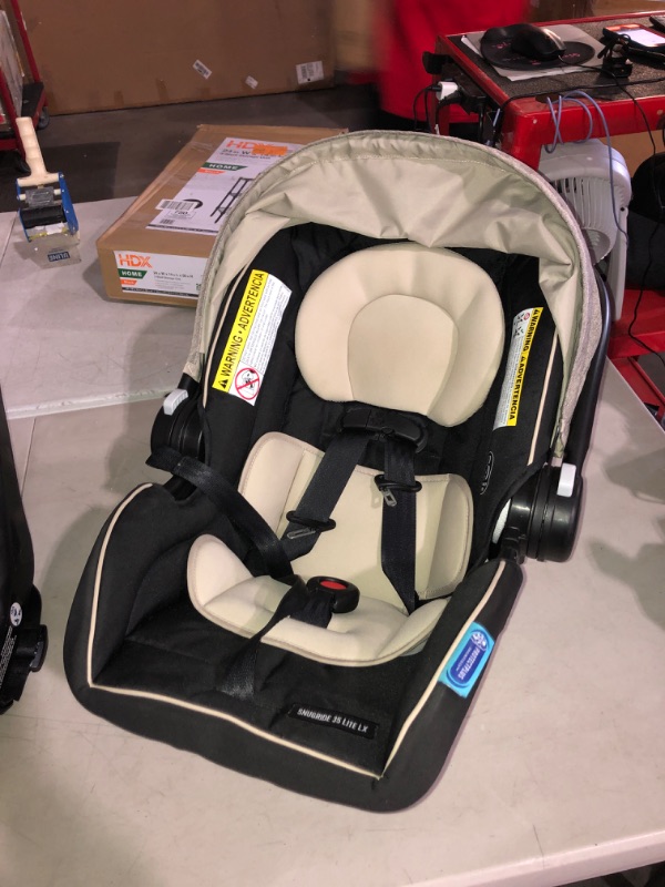 Photo 3 of (NON-REFUNDABLE) Graco Modes Element LX Travel System | Includes Baby Stroller with Reversible Seat, Extra Storage, Child Tray, One Hand Fold and SnugRide® 35 Lite LX Infant Car Seat, Lynwood Element LX Lynwood