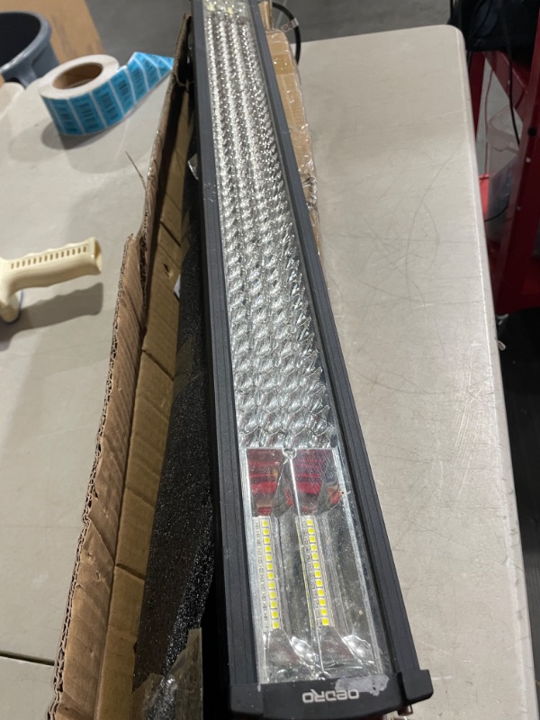 Photo 2 of **item does not work wires are cut full parts only no refuds** OEDRO LED Light Bar 30 Inch 768W 53760LM Straight Quad-Row Spot Flood Combo Led Work Light+Wiring Harness?Off Road Driving Fog Lamp Fit for Pickup Jeep SUV 4WD 4X4 ATV UTE Boat Truck Tractor (