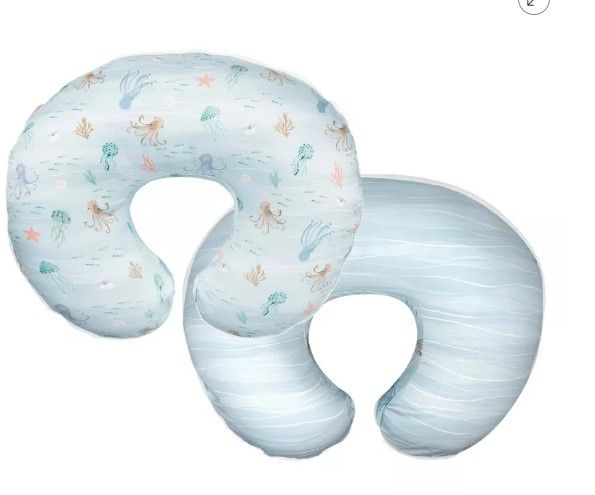 Photo 1 of Boppy Original Support Nursing Pillow - Blue Ocean
