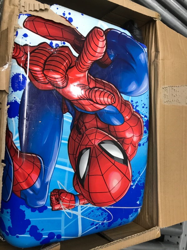 Photo 2 of ***SEE NOTES*** FUL Marvel Spider-Man 21 Inch Kids Carry On Luggage, Hardshell Rolling Suitcase with Spinner Wheels, Multi