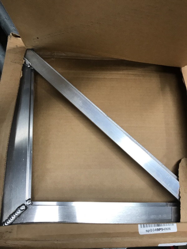 Photo 2 of Buyers Products - 1701030 Welded Mounting Bracket Kit, Aluminum, 18 x 18 Inches 18x18 Inch