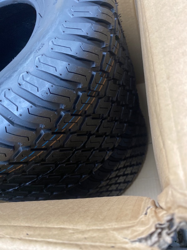 Photo 3 of MaxAuto 18x9.50-8 Lawn Mower Tires,18x9.50-8 Lawn Tractor Tire, 18-9.50-8, 18x9.50 8nhs, 18x9.5-8 Tire for Lawn Mowers, 4 Ply Tubeless Tire, 1040lbs Capacity, Set of 2