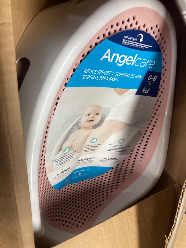 Photo 2 of Angelcare Baby Bath Support (Pink) | Ideal for Babies Less than 6 Months Old