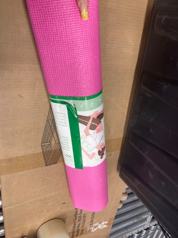 Photo 1 of  Yoga Mat Bulk 68 x 24 x 0.12 Inch Exercise Mats Non Slip Fitness Mats Workout Mats for Women Men Home Workout Gym Yoga Pink