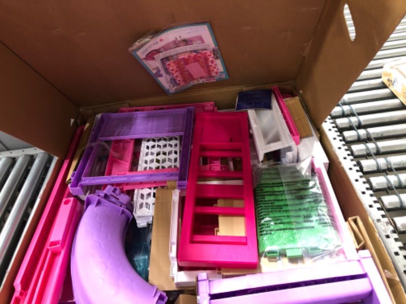 Photo 2 of Barbie DreamHouse, Doll House Playset with 70+ Accessories Including Transforming Furniture, Elevator, Slide, Lights & Sounds
