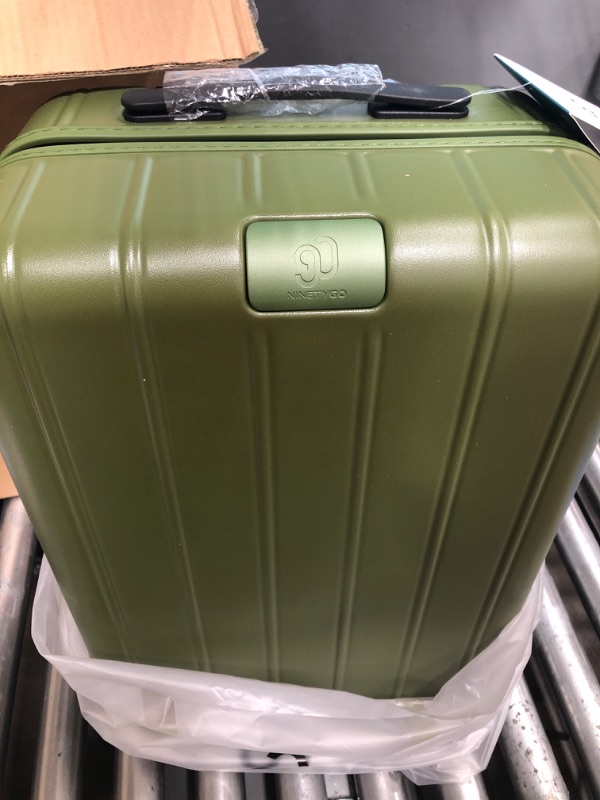 Photo 2 of Carry on Luggage, Hardshell Spinner Suitcase for 3-5 Days Travel, Spinner Wheels, TSA Approved, 22 X 14 X 9 Airline Approved (Carry-on 20-Inch, Olive Green) Carry-on 20-Inch Olive Green