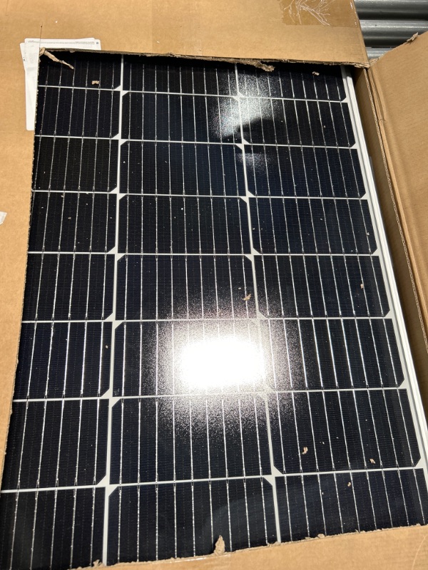 Photo 3 of **UNKNOWN IF FUNCTIONAL UNTESTED, UNKNOWN IF MISSING PARTS/HARDWARE** JJN 200 Watt Solar Panel  Pack of  Watt Solar Panels kit withPower Inverter,A Solar Charge Controller,Units  Bracket for Boat, Caravan, RV and Other Off Grid Applications