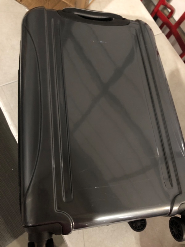 Photo 3 of DELSEY Paris Helium Aero Hardside Expandable Luggage with Spinner Wheels, Titanium, Carry-On 21 Inch Carry-On 21 Inch Titanium