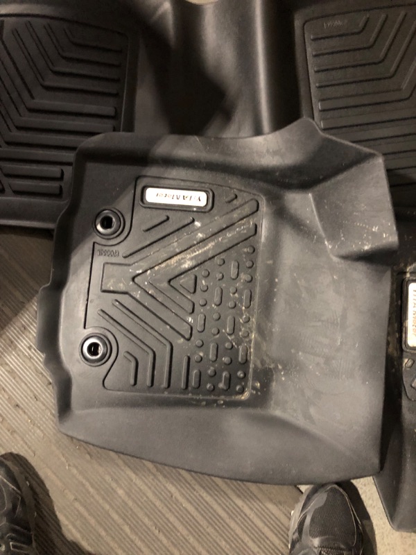 Photo 5 of ***USED AND DIRTY - SEE PICTURES***
YITAMOTOR Floor Mats Compatible with Tacoma Double Cab, Custom Fit Floor Liners for 2018-2023 Toyota Tacoma, 1st & 2nd Row All Weather Protection, Black