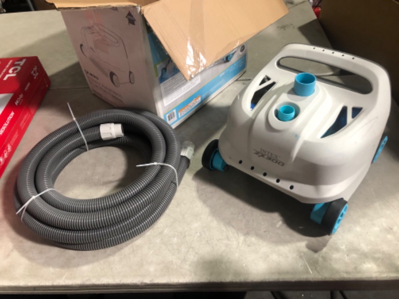 Photo 1 of ***HEAVILY USED AND DIRTY - LIKELY MISSING PARTS - UNABLE TO TEST***
Intex 28005E 700 Gal per Hour Automatic Pool Cleaner Robot Vacuum w/